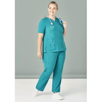 Womens Easy Fit V-Neck Scrub Top - CST941LS